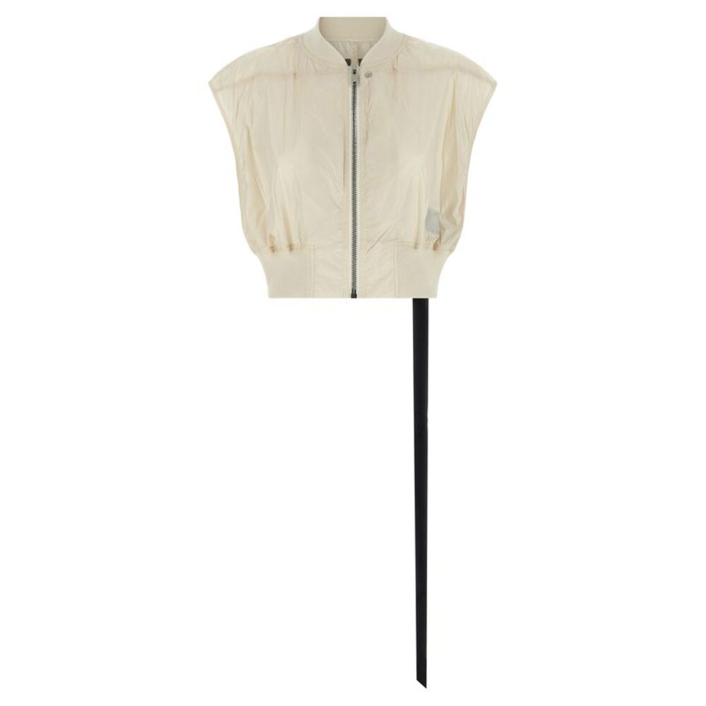 DRKSHDW Beige Nylon Sleeveless Women's Jacket